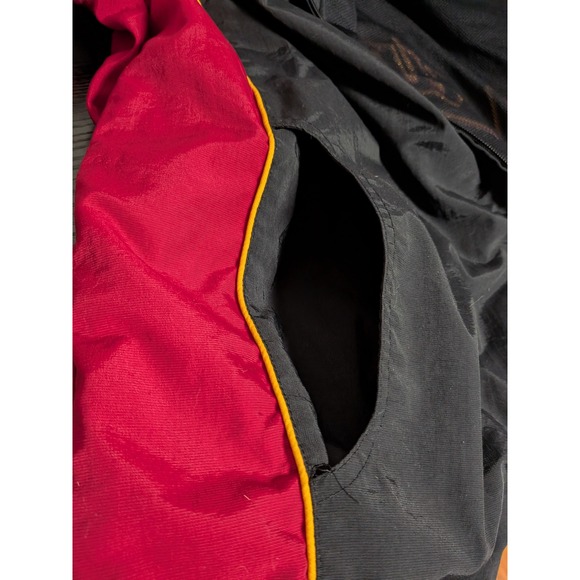 Gear For Sports US Marines Windbreaker Jacket Mens Medium Black Red Full Zip Vtg - Picture 10 of 10